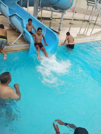 Yüzme Havuzu Hijyen Kurallarına Uygun Bir Şekilde Hizmete Devam Ediyor
