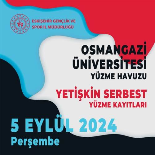 Yüzme kayıtları başlıyor