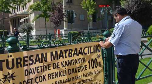 Zabıtadan görüntü kirliliğine geçit yok