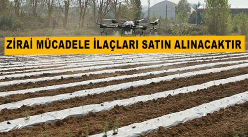 Zirai mücadele ilaçları satın alınacaktır