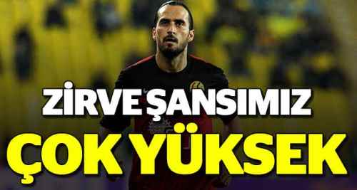 Zirve şansımız çok yüksek