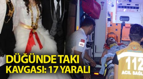 Zonguldak'ta düğünde takı kavgası: 17 yaralı