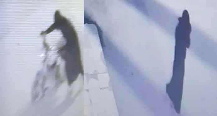 Afyon'da 'çarşaflı' motosiklet hırsızı şok etti