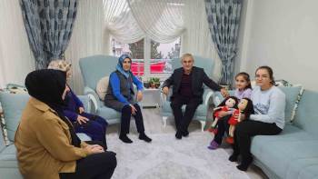 Başkan Alim Işık’Tan Şehit Ailelerine Ziyaret
