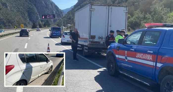 Bilecik-Eskişehir karayolunda iki araç çarpıştı: 1 yaralı