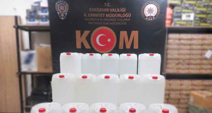 Eskişehir'de ele geçirildi: Tam 600 litre!..