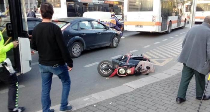 Eskişehir'de korkutan kaza: Belediye otobüsüyle çarpıştı! 
