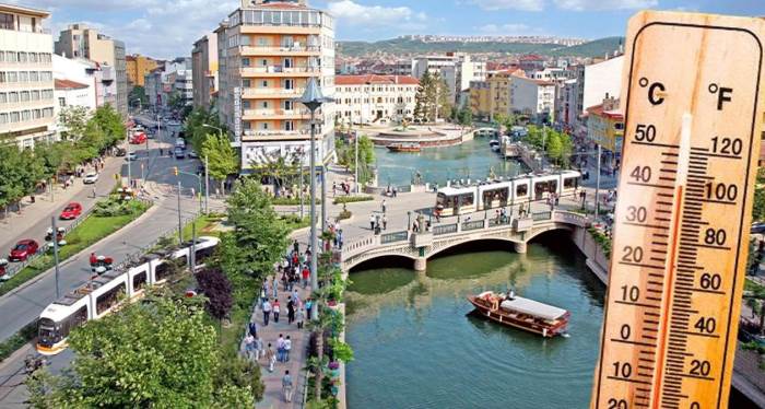 Eskişehir’de sıcaklıklar mevsim normallerinin üzerinde seyredecek Eskişehir’de sıcaklıklar mevsim normallerinin üzerinde seyredecek