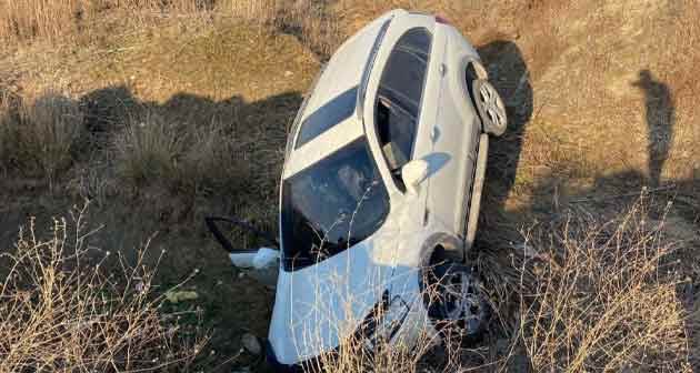 Eskişehir'deki cip sürücüsü ölümden kıl payı kurtuldu
