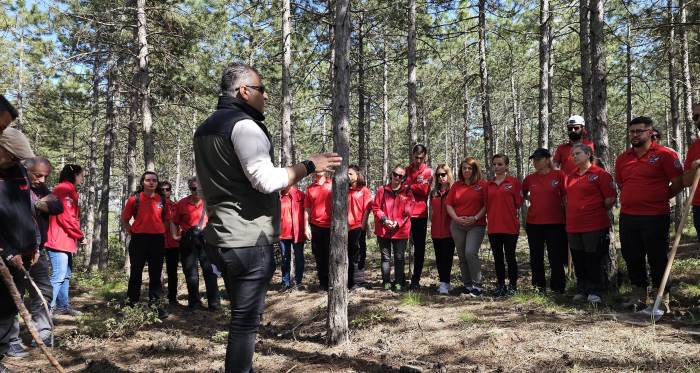 Eskişehir Orman Bölge Müdürlüğü’nden DAK üyelerine yangın eğitimi