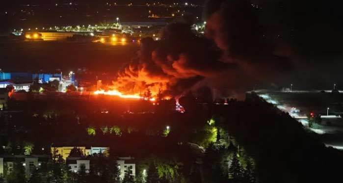 Eskişehir son dakika haberiyle sarsıldı: TEI fabrikasında yangın Eskişehir son dakika haberiyle sarsıldı: TEI fabrikasında yangın