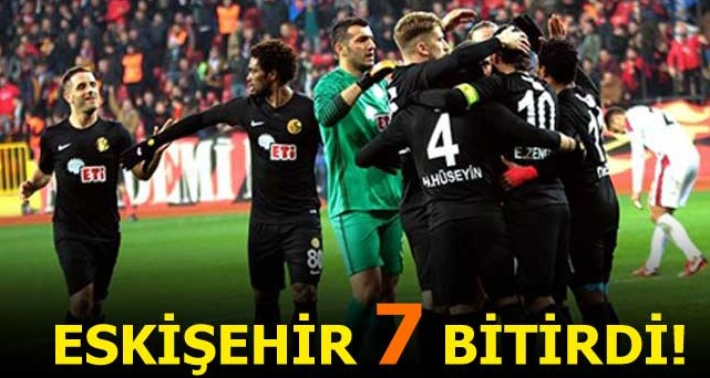 Eskişehirspor - Gaziantepspor: 7-0