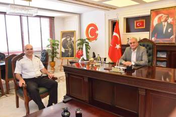 İl Jandarma Komutanı Sandal’Dan Başkan Bakkalcıoğlu’Na Ziyaret
