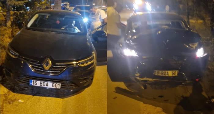 Park halindeki otomobile çarpan araçta 2 kişi yaralandı Park halindeki otomobile çarpan araçta 2 kişi yaralandı