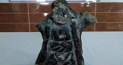 Roma dönemine ait mermer kral heykeli ele geçirildi