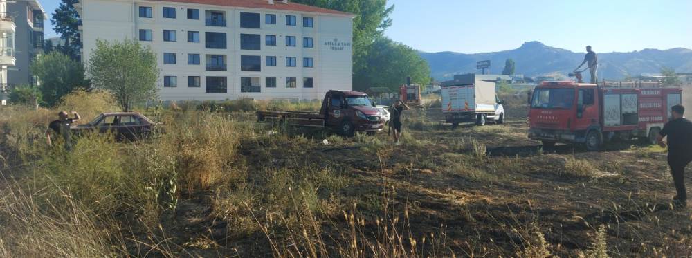 Afyonkarahisar'da otluk alan alevlere teslim …