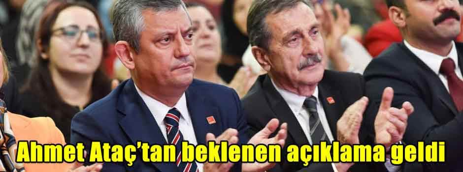 Ahmet Ataç CHP’den istifa edecek mi: Açıklama…