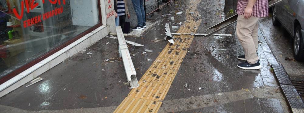 Bilecik'te faciadan dönüldü! 4'üncü kattan dü…