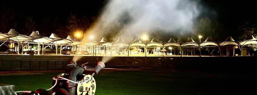 Bilecik'te haşerelere karşı gece mesaisi
