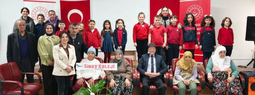 Bilecik’te huzurevi sakinleri öğrencilerle bu…