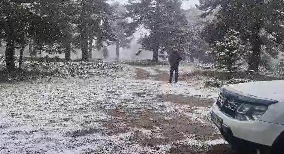 Bilecik’te kar yağışı başladı, kamp planı yar…