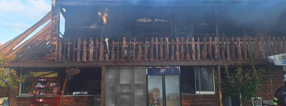 Bilecik'te yangın paniği: Restoran alevlere t…