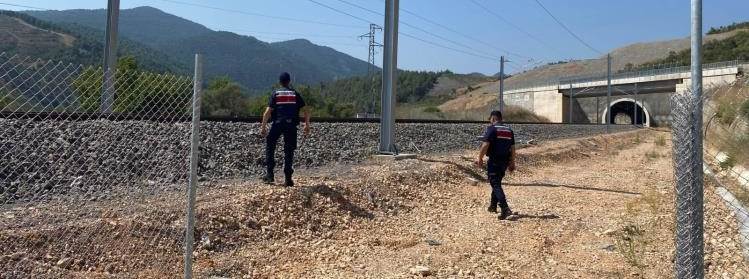 Bilecik’te YHT hattında güvenlik kontrolü