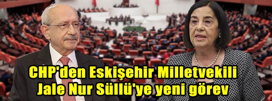CHP'den Eskişehir Milletvekili Jale Nur Süllü'ye yeni görev