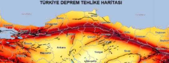 Çorum'dan fay hattı geçiyor mu?
