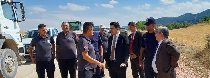 Dumlupınar Kaymakam'ı Karahan köylerde vatand…