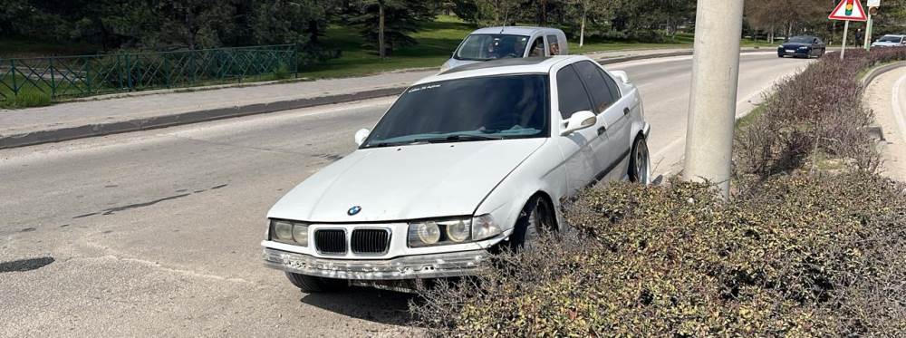 Eskieşhir'de korkutan kaza: 1 yaralı!