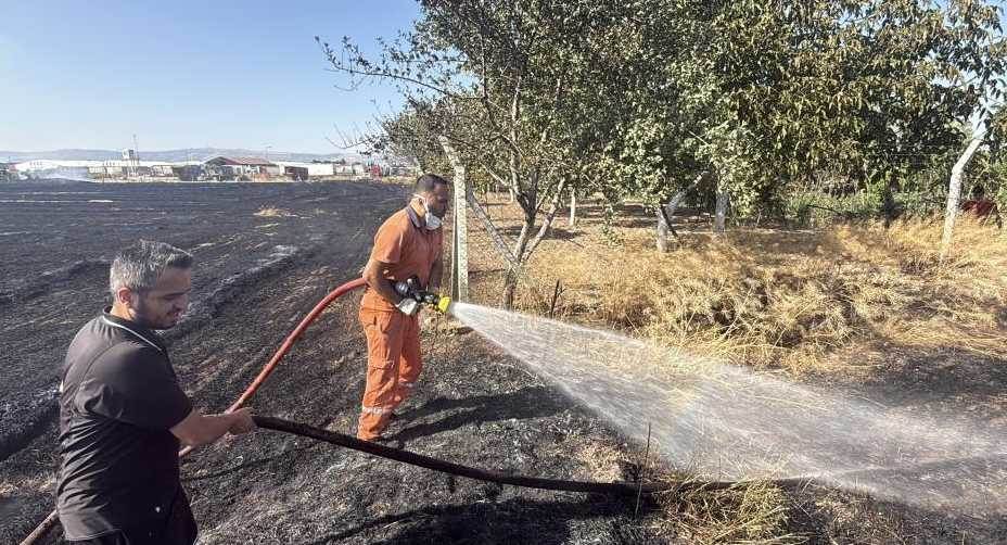 Eskişehir’de anız yangını dehşeti! Alevler fa…