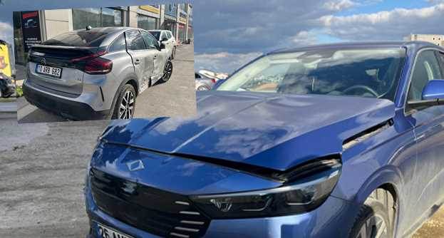 Eskişehir'de Baksan girişinde korkutan kaza: …