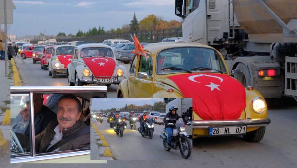 Eskişehir’de Cumhuriyet Korteji renkli görünt…