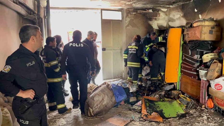 Eskişehir'de garaj yangını: Hastanelik oldula…