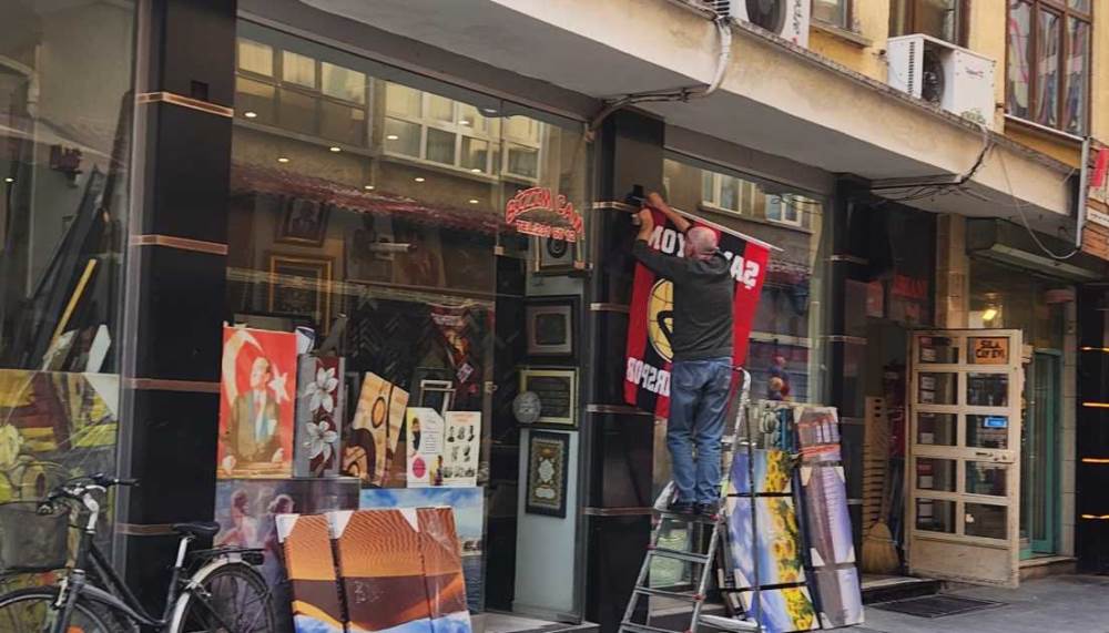 Eskişehir’de maç heyecanı sokaklara taştı