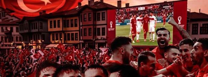 Eskişehir'de Milli Maç Dev Ekran İzleme Yerleri