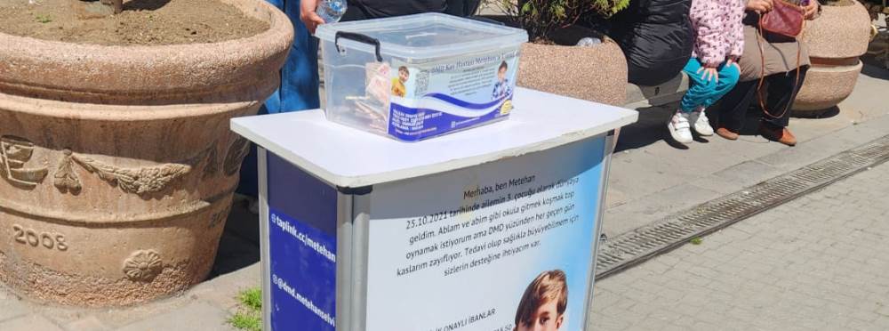 Eskişehir’de Minik Metahan için umut standı k…