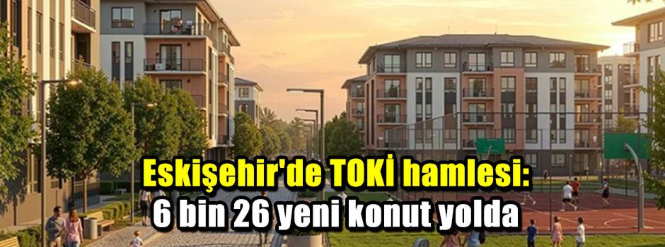 Eskişehir'de TOKİ hamlesi: 6 bin 26 yeni konut yolda