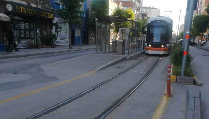 Eskişehir’de tramvay arızası ulaşımı aksattı