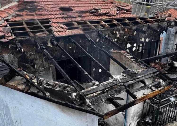 Eskişehir Seyitgazi’de ev yangını