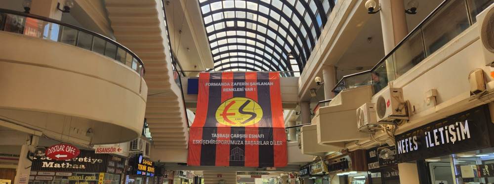 Eskişehir Taşbaşı Çarşısı’nda Eskişehirspor’a…