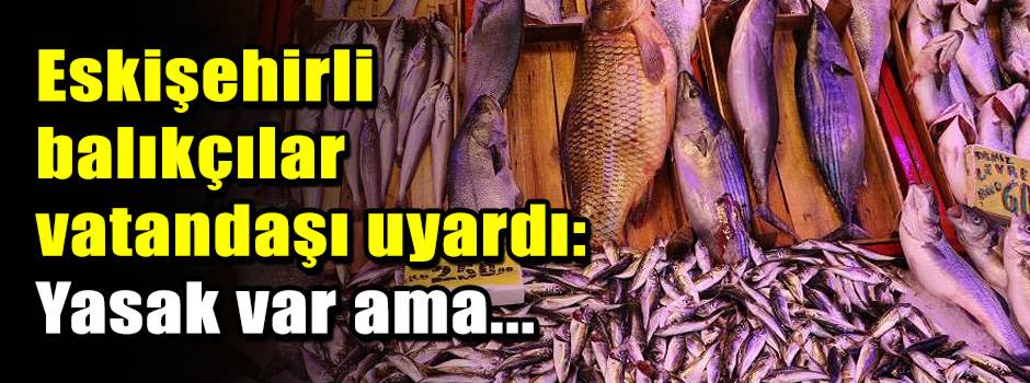 Eskişehirli balıkçılar vatandaşı uyardı: Yasa…