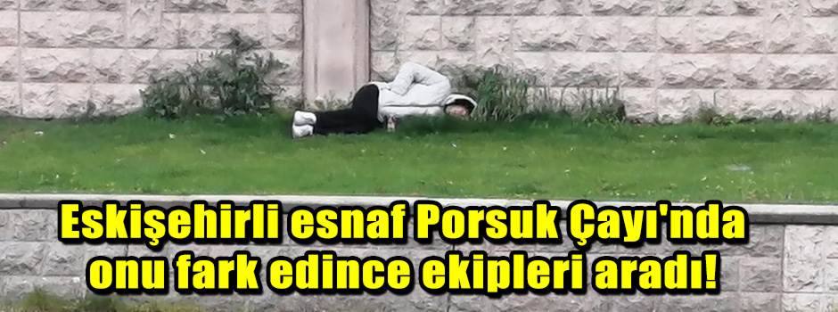 Eskişehirli esnaf Porsuk Çayı'nda onu fark ed…
