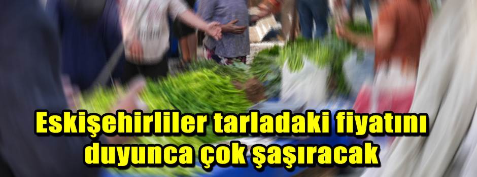 Eskişehirliler tarladaki fiyatını duyunca çok şaşıracak