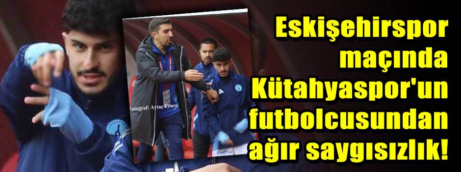 Eskişehirspor maçında Kütahyaspor'un futbolcu…