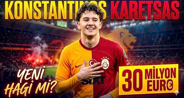 Galatasaray’ın yeni gözdesi: 17’lik Konstanti…