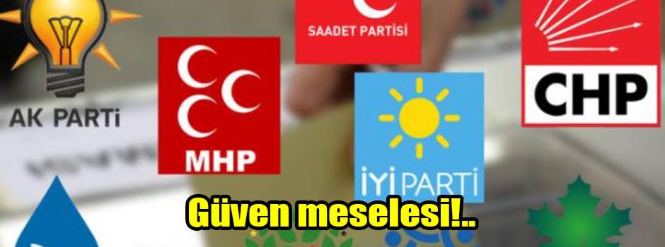 Güven meselesi!..