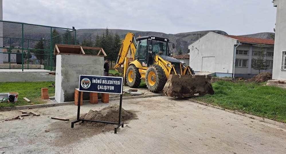 İnönü’de belediye çalışmaları tüm hızıyla sür…