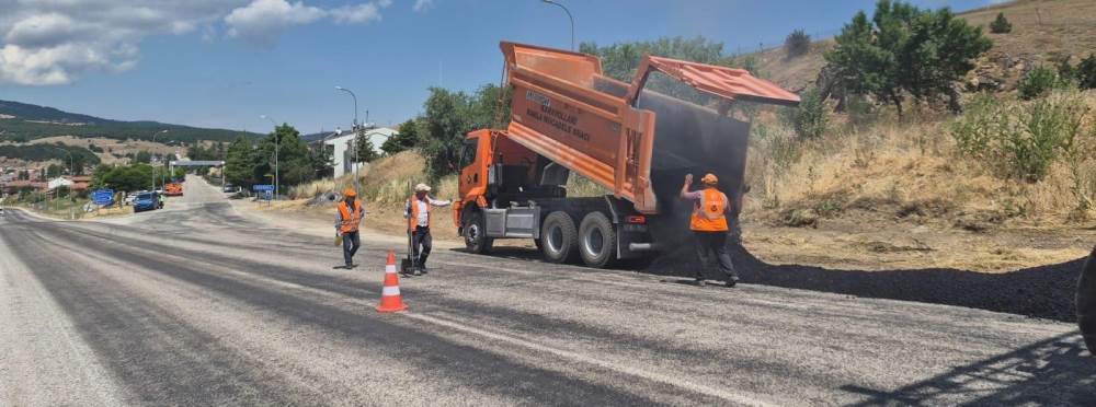 Jandarma kontrol noktasında yenileme çalışmas…
